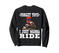 Olvídate de los Juguetes Que Solo Quiero Montar, Moto de Cross para niños Sudadera