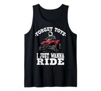 Olvídate de los Juguetes Que Solo Quiero Montar, niños de 4 Ruedas Camiseta sin Mangas