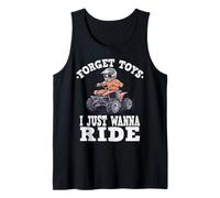 Olvídate de los Juguetes Que Solo Quiero Montar, niños de 4 Ruedas Camiseta sin Mangas