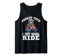 Olvídate de los Juguetes Que Solo Quiero Montar, niños de 4 Ruedas Camiseta sin Mangas