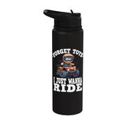 Olvídate de los juguetes que solo quiero montar, niños de 4 ruedas Stainless Steel Insulated Water Bottle
