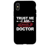 Olvídate de ser princesa Quiero ser médico Medicina Carcasa para iPhone X/XS