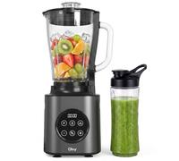 Olvy Batidora Smoothie Maker 1500ml Vaso To-Go 1000W 9 Velocidades Pantalla-Grey