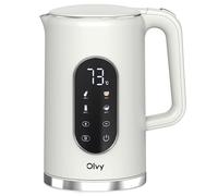 Olvy Hervidor Eléctrico 1.7L - Hervidor de Agua Acero Inoxidable, 2200W, Control de Temperatura, Función Mantener Caliente, Calienta Agua Eléctrico, Hervidores de Agua Eléctricos