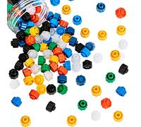 OLYCRAFT 140pcs Tapones de Punta de Jeringa Luer Lock Tip Jeringa, Sin Tapa de Punta de Aguja para Tubos de Alimentación, 7 Tapa de Punta de Jeringa de Colores con Recipiente Transparente