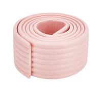 OLYCRAFT 2 m de acolchado rosa para literas de 80 mm de ancho, acolchado autoadhesivo, niveles de tracción, tiras anticolisión, protección de esquinas, con adhesivo para escaleras, esquinas de muebles