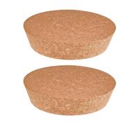 OLYCRAFT 2 Uds Tapones de Corcho Grandes Tapones de Corcho Cónicos Tapas de Corcho de Madera Tapas de Botellas Tapones de Corcho 12~14 cm Tapones de Botellas de Vino Corcho de Tarro 3 cm Grosor