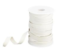 OLYCRAFT 30 Yardas/27.4m Elástico de Goma para Traje de Baño Blanco Goma Plana de Baño 10mm de Ancho Elástico de Goma Accesorio de Baño para Coser Adornos de Traje de Baño Artesanía