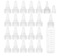 OLYCRAFT 50pcs 28/410 Tapas de Botellas Blancas Repuesto de Tapas de Botellas de 30mm de diámetro exterior Tapas de Botellas de Plástico Twist para Botellas Squeeze Tapas Dispensadoras