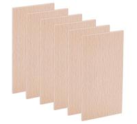 OLYCRAFT 6 hojas de madera de haya no tratadas de 2,2 x 50 x 100 mm, piezas de madera finas no tratadas para manualidades, para bricolaje, realización de modelos, dibujo o elaboración de madera, corte