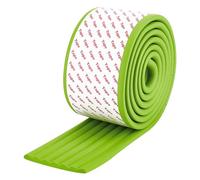 OLYCRAFT Almohadillas suaves para escalera de litera de 2 m, color verde, con adhesivo fuerte, cubierta de escalera de litera, 80 mm de ancho, almohadillas de repuesto para escalones, protectores de