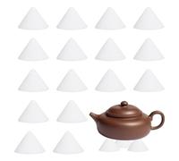 OLYCRAFT Clavos para horno de cerámica de 14,5 mm, color blanco, 50 unidades, clavos móviles de cerámica refractaria, herramientas de soporte para horno, herramientas de cocción de cerámica, horno de