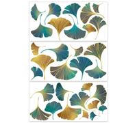 OLYCRAFT Juego de 3 adhesivos de transferencia de gingko para muebles y manualidades, 30 x 15 cm, calcomanías de transferencia de hojas de ginkgo para decoración de muebles de sala de estar, álbumes