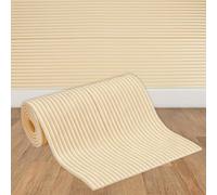 OLYCRAFT Paneles de pared anticolisión de 2 m, color beige, paneles de pared de 40 cm de ancho, cabecero de tracción 3D, tiras anticolisión, protectores de esquina con adhesivo para escaleras