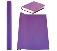 OLYCRAFT Tela de encuadernación con purpurina morada de 120 x 43 cm, superficie de tela, respaldo de papel, tejido cerrado, cubierta de libro, cubierta de libros para adultos, cubierta de