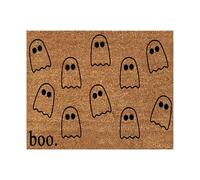 OLYGEE 2 Pcs Funny Fall Doormat - Halloween Door Mats, 40×60+40×120cm Water Absorption Non-Slip Indoor/Outdoor for Front Door Decorations (D)