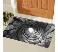 OLYGEE 3D Rugs Optical Illusion - Rug That Look Like a Hole in The Ground, Easy Clean All-Weather Doormat for Entrance, Living Room, Playroom & Office (C 60X90cm)