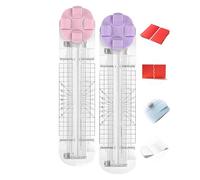 OLYGEE 4 in 1 Multi-Function Paper Trimmer, 4 in 1 Paper Cutter, with Straight, Wavy, Perforation and Crease Blade, for A4/Photo/Card, for Daily Manual and Office Use (2pcs*D)