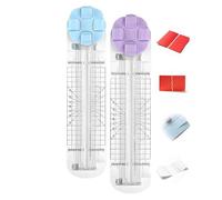OLYGEE 4 in 1 Multi-Function Paper Trimmer, 4 in 1 Paper Cutter, with Straight, Wavy, Perforation and Crease Blade, for A4/Photo/Card, for Daily Manual and Office Use (2pcs*B)