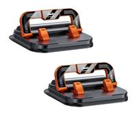 OLYGEE Car Phone Holder 360 Degree Rotation, Rotating Car Dashboard Phone Holder and Parking Number Sign (2pcs Orange)