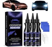 OLYGEE Car Scratch Remover, 100g Scratch Removal Wax for Vehicles, Car Paint Scratch Repair Paste for Deep Scratches, Easy-to-Use Polishing Compound Restores Shine for All Car Colors (3pcs)