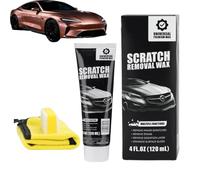 OLYGEE Car Scratch Remover Wax, Universal Polishing Compound for Deep Scratches, 4 fl oz (120 ml) Car Scratch Repair Paste with Applicator Sponge & Microfiber Cloth for Cars, SUVs, Motorcycles (1pcs)
