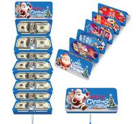 OLYGEE Christmas Money Holders-Christmas Cash Gift Envelopes Money Holder with 10 Slots for Cash for Men Women Girls Boys, Surprise Money Envelopes (E,3PCS)