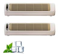 Olygee Cooling Ace - Aire acondicionado portátil Festberg Cooling Ace de pared sin unidad exterior, silencioso con 3 velocidades, recargable, para dormitorio, oficina, hogar