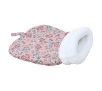 OLYGEE Cozy Pet Nest for Cats and Dogs, Cat Sleeping Bag for Indoor Cats Dog Autumn Winter, Soft Plush Cat Sleeping Bag, Portable Pet Nest (Pink Trojan Horse)