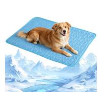 OLYGEE Dog Cooling Mat, Cooling Pad for Dog with Soft Touch Fabric, Pet Cooling Mat for Summer Heat, Foldable Washable for Home Travel (S)