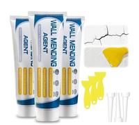 OLYGEE Drywall Repair Kit, Wall Mending Agent Paste for Holes and Cracks, Quick-Drying Wall Repair Paste with Scraper, No Sanding Compound for Easy DIY Home Maintenance (3pcs)