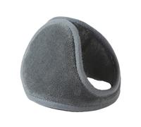 OLYGEE Ear Muffs for Winter-Behind The Head Ear Muffs for Men Women Fleece Cold Weather Running Cycling Outdoor Activities (Gray,2pcs)