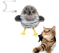 OLYGEE Flapping Bird Cat Toy Flying-Cat Toys 2026 New Simulated Flappy Flying Bird Toy, Interactive Flapping USB Rechargeable Contains Catnip (B)