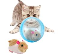 OLYGEE Interactive Rolling Cat Ball, Self Ball Smart Toy with Auto Moving & Obstacle Avoidance, for Multi-Cat Household Indoor Play Exercise (1pcs)