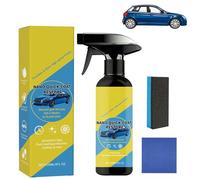 OLYGEE Nano Quick Coat Spray Restore Coating Agent, 120ml Quick-Acting Car Scratch Wax with Waterless Wash, Promotes Water Beading & Enhances Paint Depth for Cars Motorcycles Boats (1pcs)