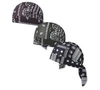 OLYGEE Paisley Cooling Headscarf Cap, Lightweight Sweat Wicking Bandana, Motorcycle Helmet Liner Skull Cap for Men Women (J)