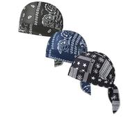 OLYGEE Paisley Cooling Headscarf Cap, Lightweight Sweat Wicking Bandana, Motorcycle Helmet Liner Skull Cap for Men Women (N)