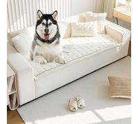 OLYGEE Pawcart Couch Cover, 2025 New Sofa Covers For Pets Washable, Ultra-Soft Non-Slip Sofa Protector with Lining For Dogs & Cats (White,25.55in*70.86in)
