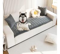 OLYGEE Pawcart Couch Cover, 2025 New Sofa Covers For Pets Washable, Ultra-Soft Non-Slip Sofa Protector with Lining For Dogs & Cats (L-Gray,25.55in*70.86in)