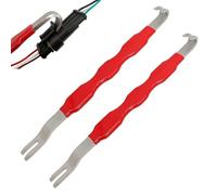 OLYGEE Professional Automotive Electrical Connector Remover Kit - Universal Quick Release Terminal Separator Tool for Effortless, Damage-Free Car Wiring Repair (Red,2pcs)