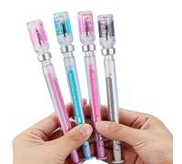 OLYGEE Syringe Shaped Gel Pens 0.38mm Black Ink Creative Novelty Pen Funny Ballpoint Pens for Office Supplies Nursing School Smooth Writing Cute Stationery Gifts for Adults Nurse Doctor (8pcs)