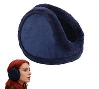 OLYGEE Winter Ear Muffs for Men & Women, Fleece Behind Head Warmers for Cold Weather Running & Outdoor Activities (Blue)