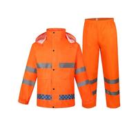 OlyljpinZ Hombre Traje de Lluvia Impermeable con Capucha Chaqueta y Pantalón de Ciclismo Traje de Lluvia al Aire Libre Anti-Tormenta Ultra-Lite Ropa de Lluvia Protectora Duarable