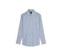 Olymp Luxor Modern Fit Camisa Clásica Hombre Azul Minimal 137424 00