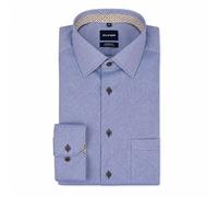 OLYMP Camisa Clásica Hombre Luxor Modern Fit 126224 18 Azul Marino