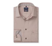 OLYMP Camisa Clásica Hombre Luxor Modern Fit Nougat Kent Regular Fit