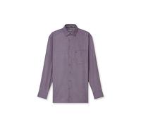 OLYMP Camisa de manga larga para hombre 100184, monocolor, ajuste cómodo 20, New Kent, Berenjena 98, 41