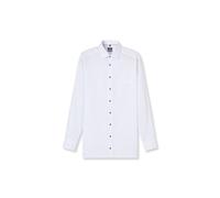OLYMP Camisa de manga larga para hombre 120589, monocolor, corte moderno 20, New Kent, Blanco 00, 44