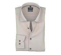 OLYMP Camisa de manga larga para hombre 124614, monocolor, 470, corte moderno, 26, New Kent, Turrón 27, 47 Grande