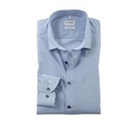 OLYMP Camisa de manga larga para hombre Level Five, impresión giratoria en liso, nivel 5, 22 Modern Kent, Azul 11., 44